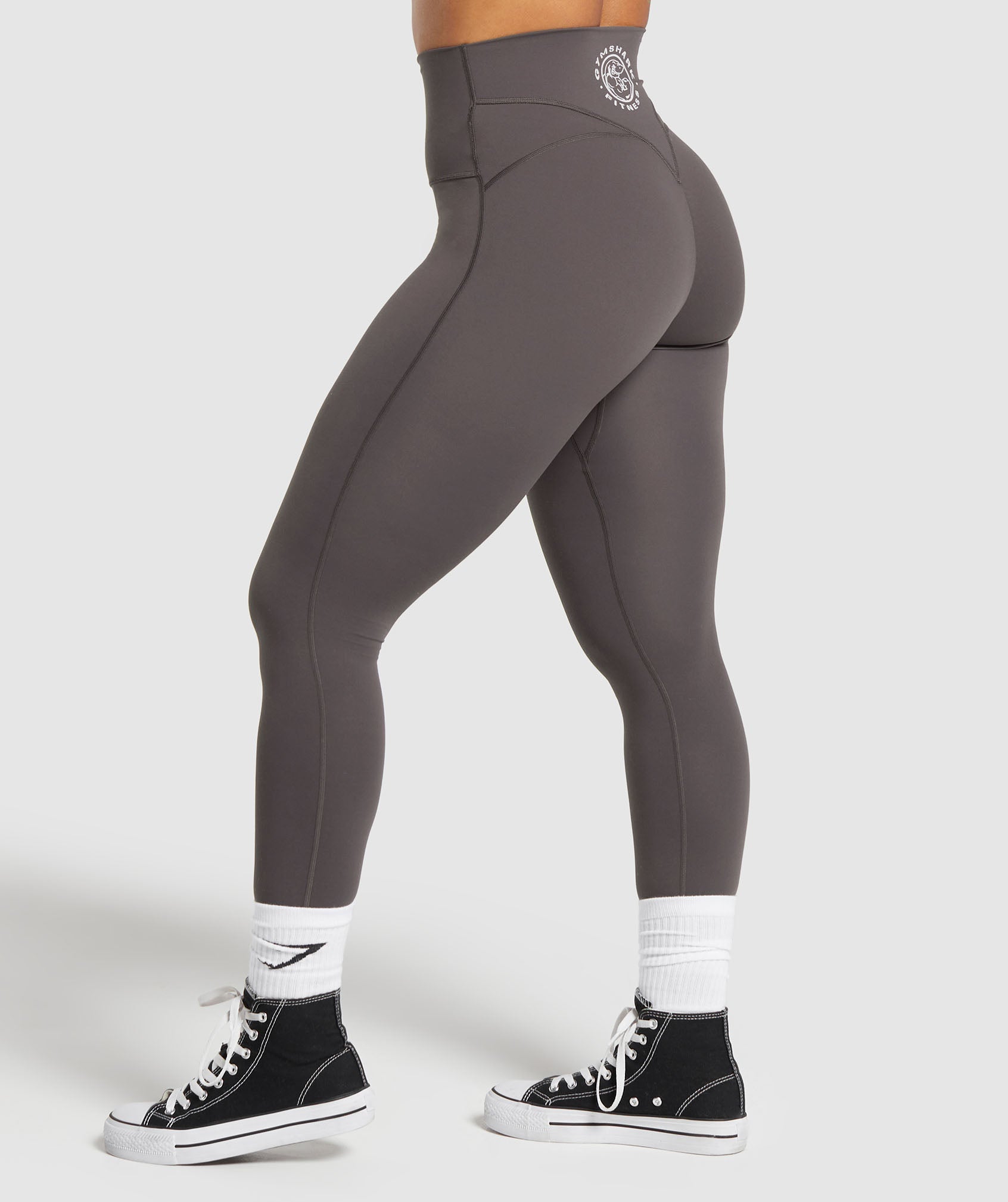 GYMSHARK Gymshark High-Waisted Legacy Leggings - Dusky Lavender Tone 
