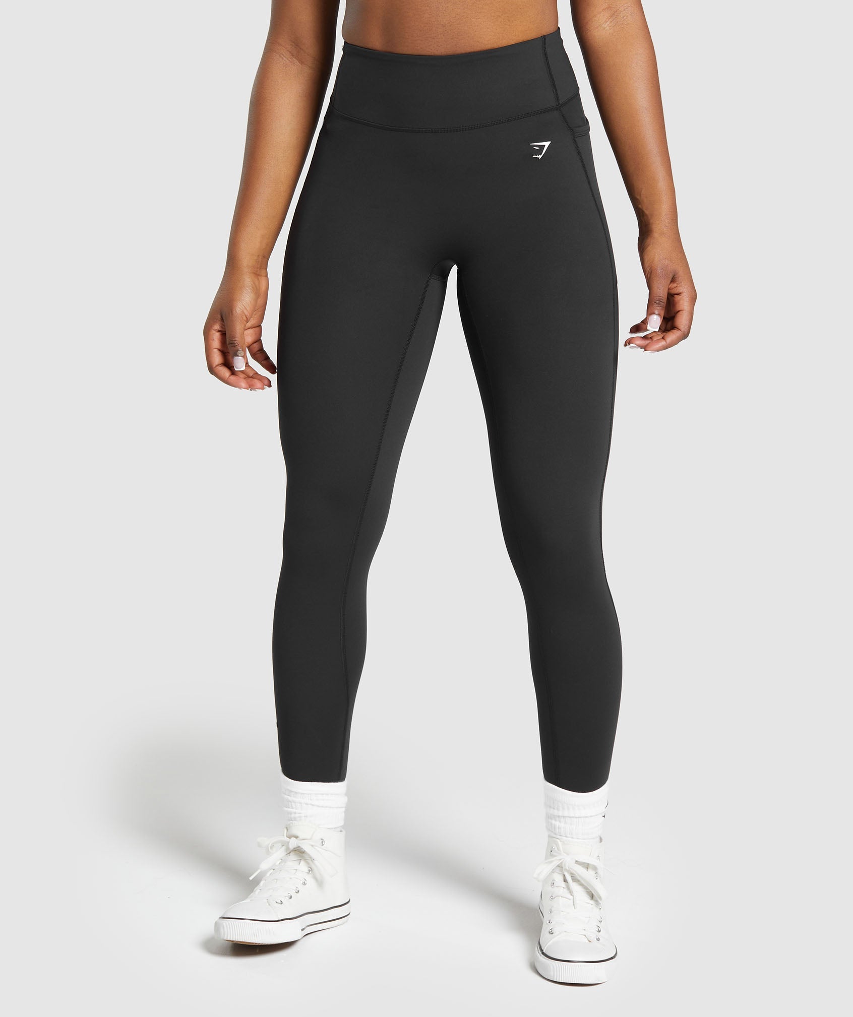 GYMSHARK Gymshark Training Tights with Secure Pockets - Jet Black