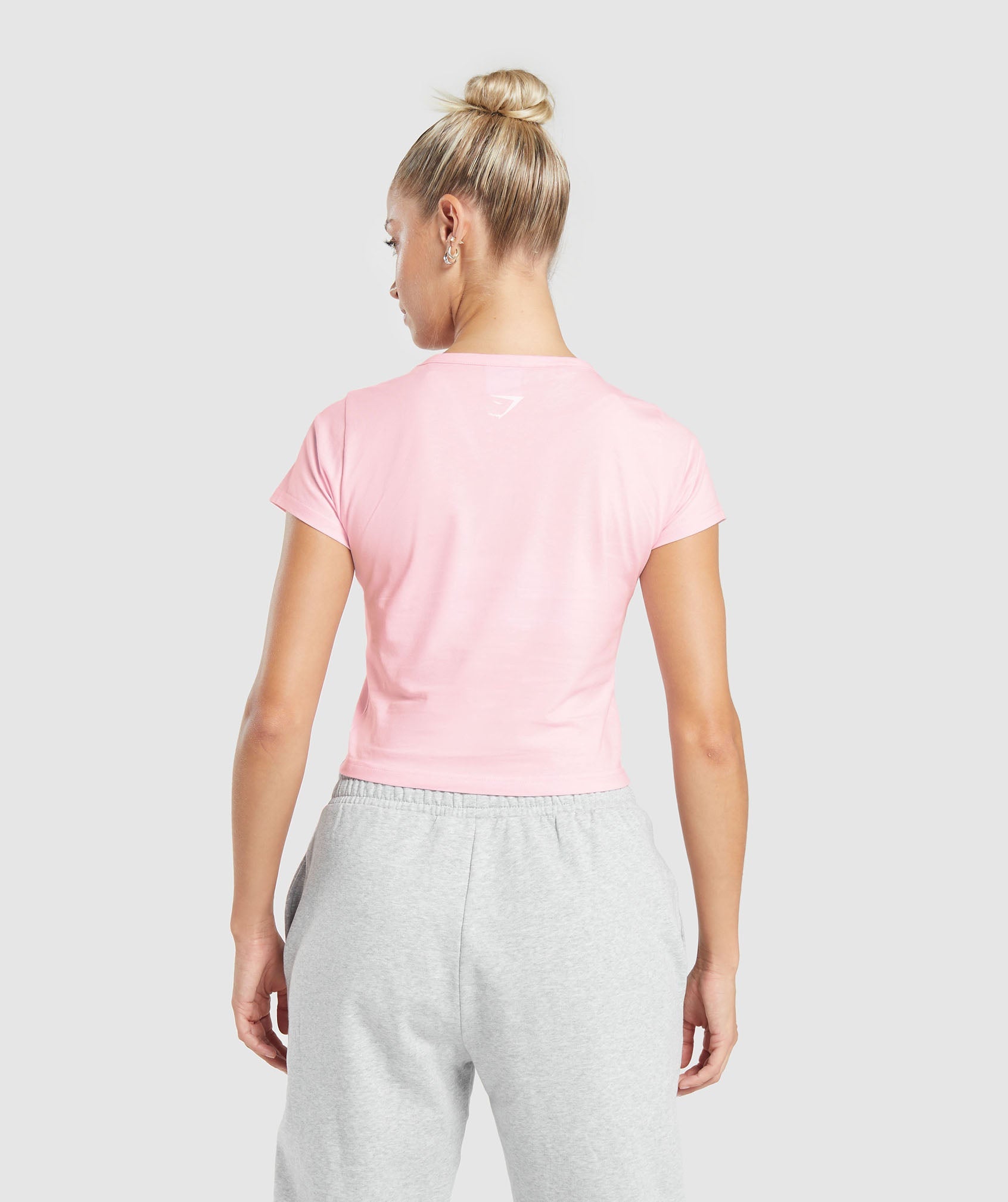 GYMSHARK Gymshark Adorable Heart Workout Crop Tank - Blush Pink 