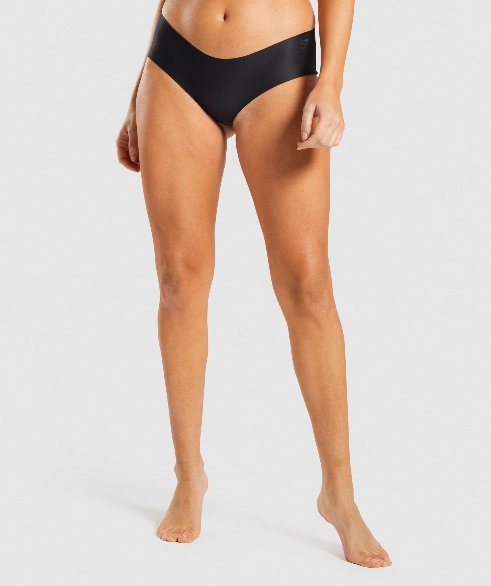 GYMSHARK Gymshark Seamless No-VPL Hipster Underwear - Classic Black