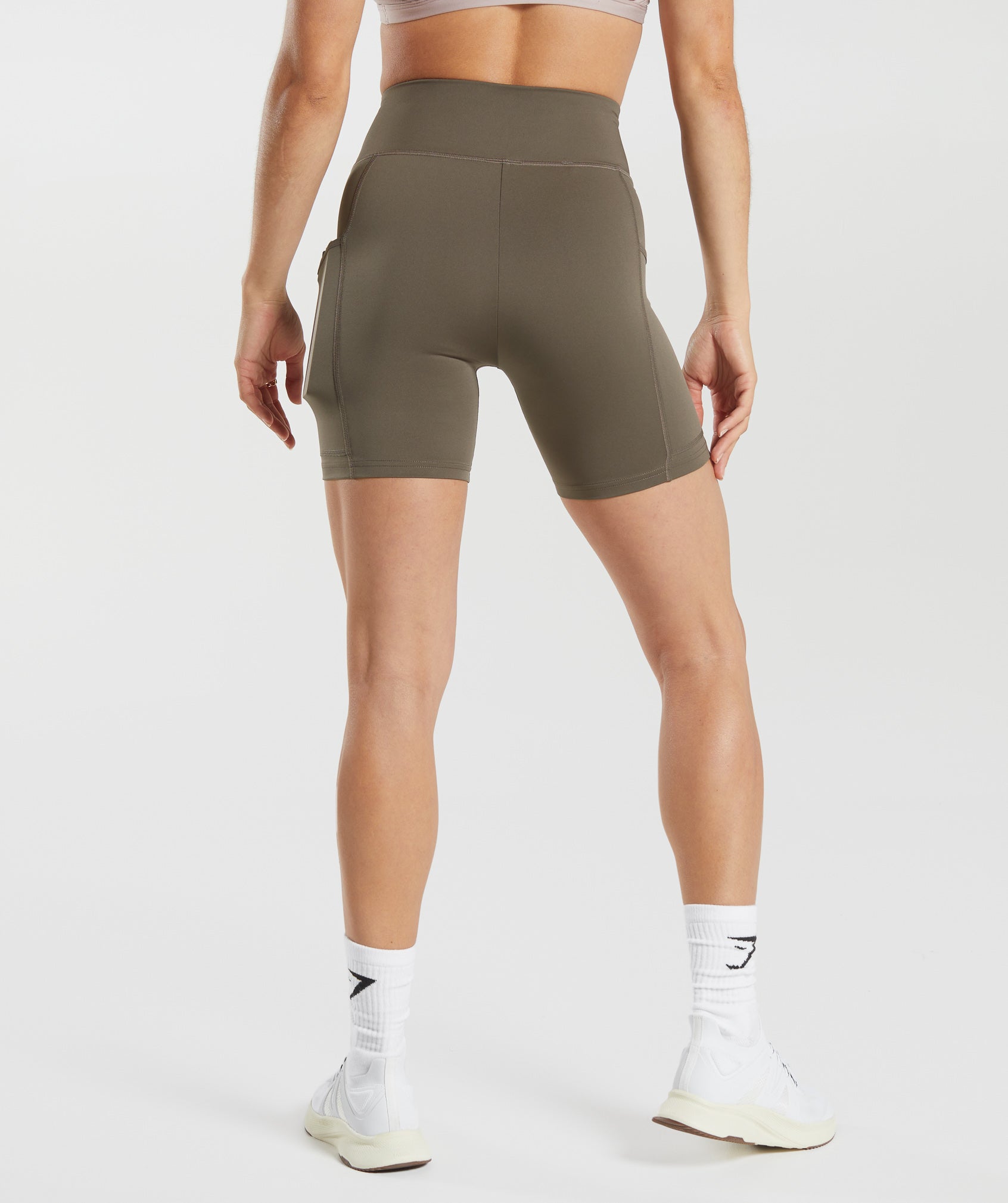 GYMSHARK GYMSHARK Men's Camo Training Shorts with Pockets - Lightweight Quick-Dry Workout Shorts, Camo Brown Design 