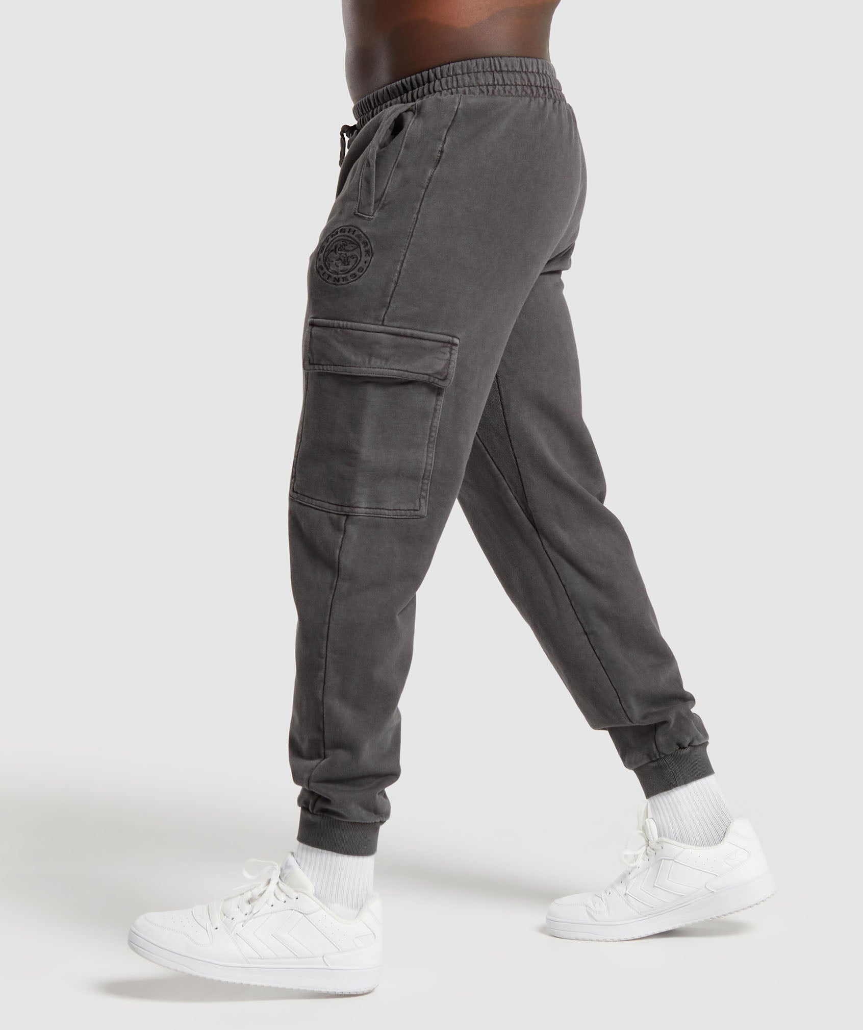 GYMSHARK Gymshark Elite Heritage Utility Trousers - Onyx Black 