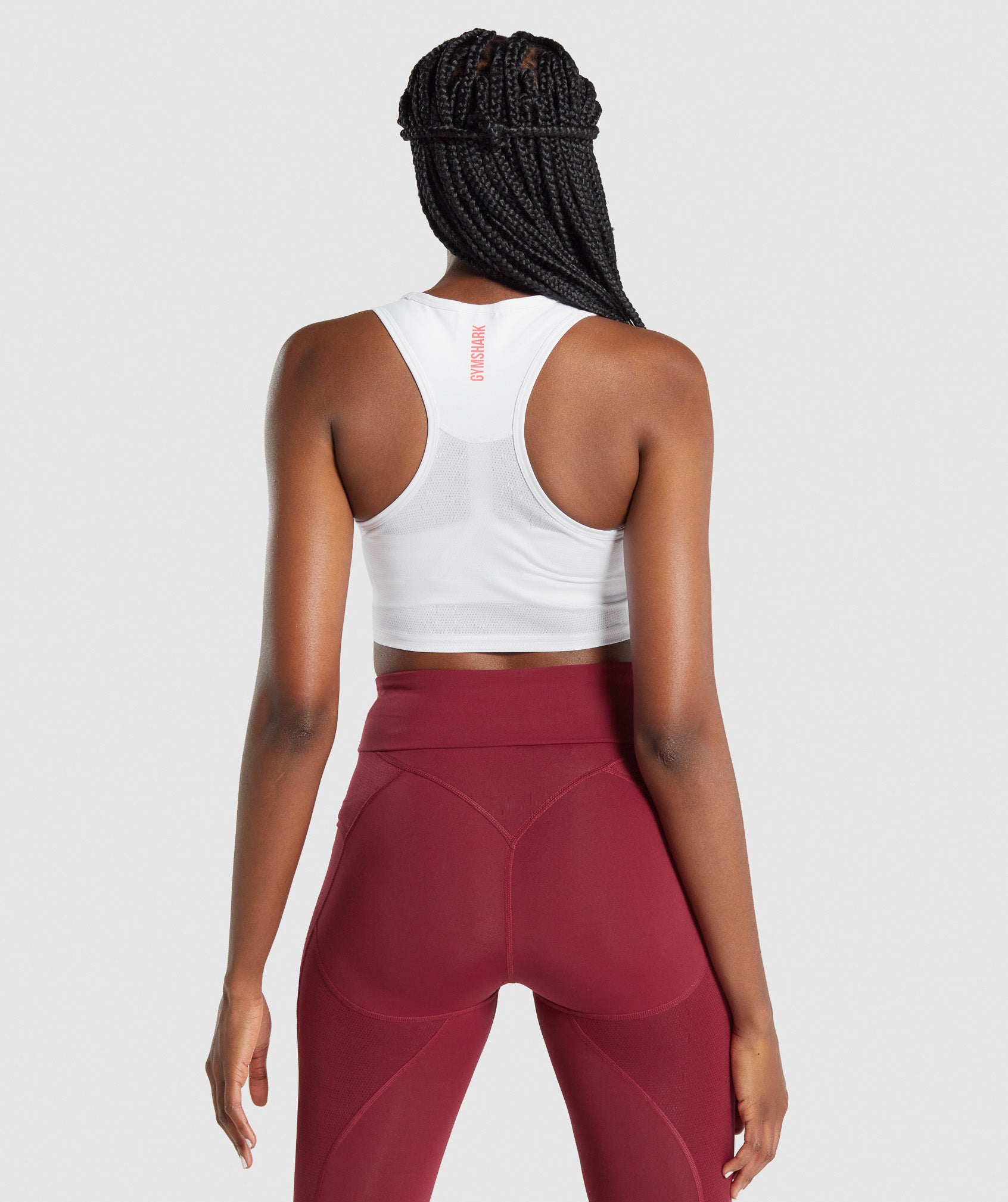 GYMSHARK Ultra-Soft Workout Tank Top in Bright White 