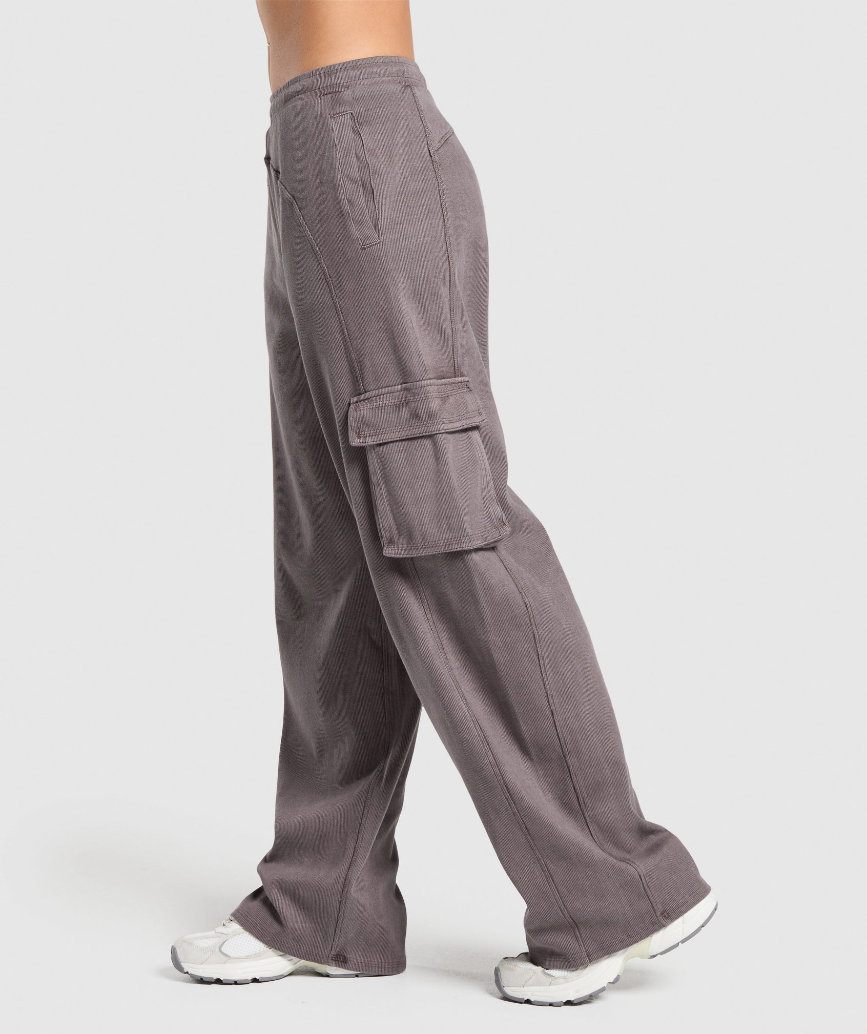 GYMSHARK Gymshark Ultra-Soft Ribbed Lounge Pants - Cozy Brushed Lavender 
