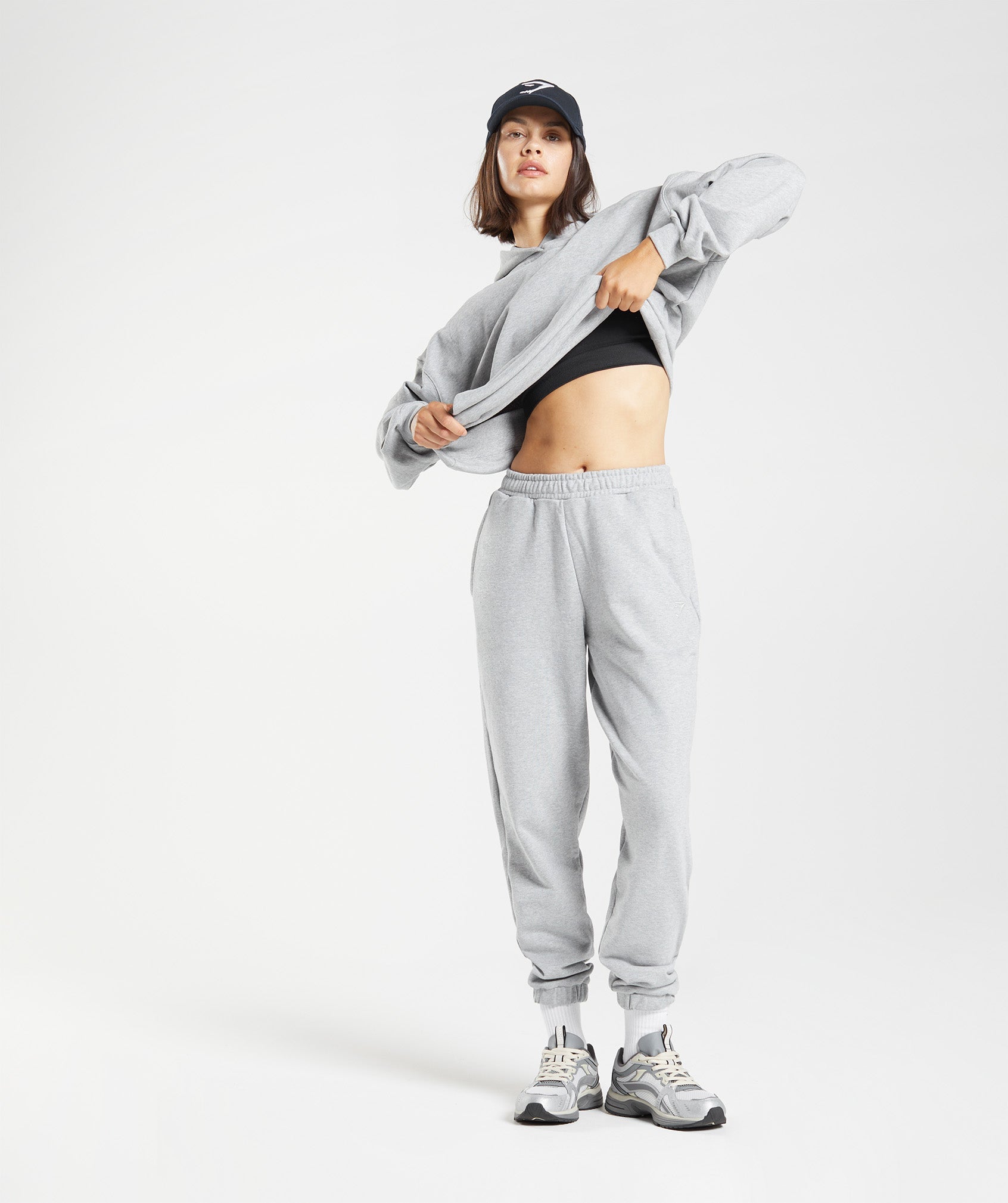 GYMSHARK Gymshark Ultimate Rest Day Essential - Premium Comfort Joggers in Light Grey Marl