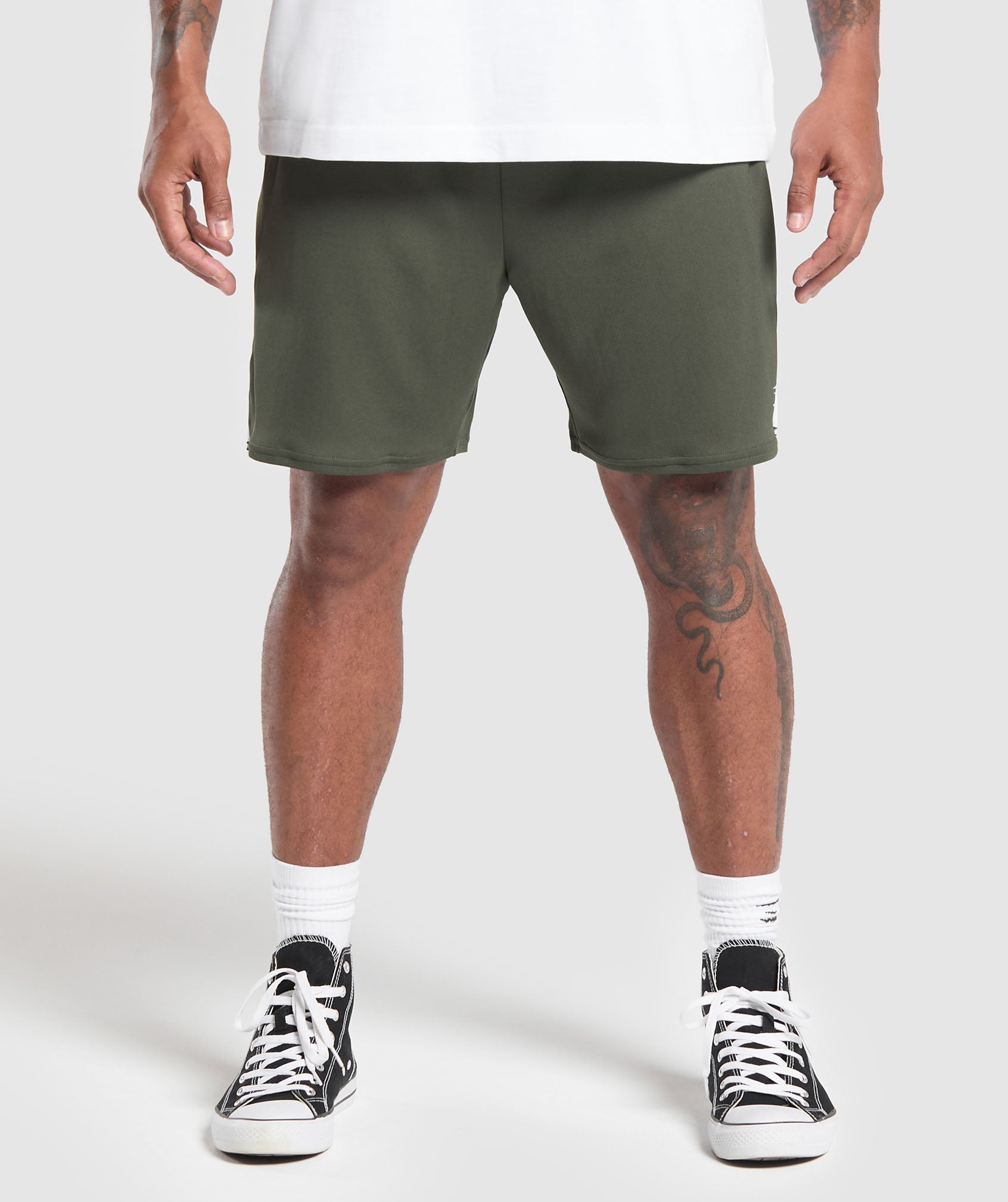 GYMSHARK Performance Training Shorts - Vibrant Power Green for Men's Workouts