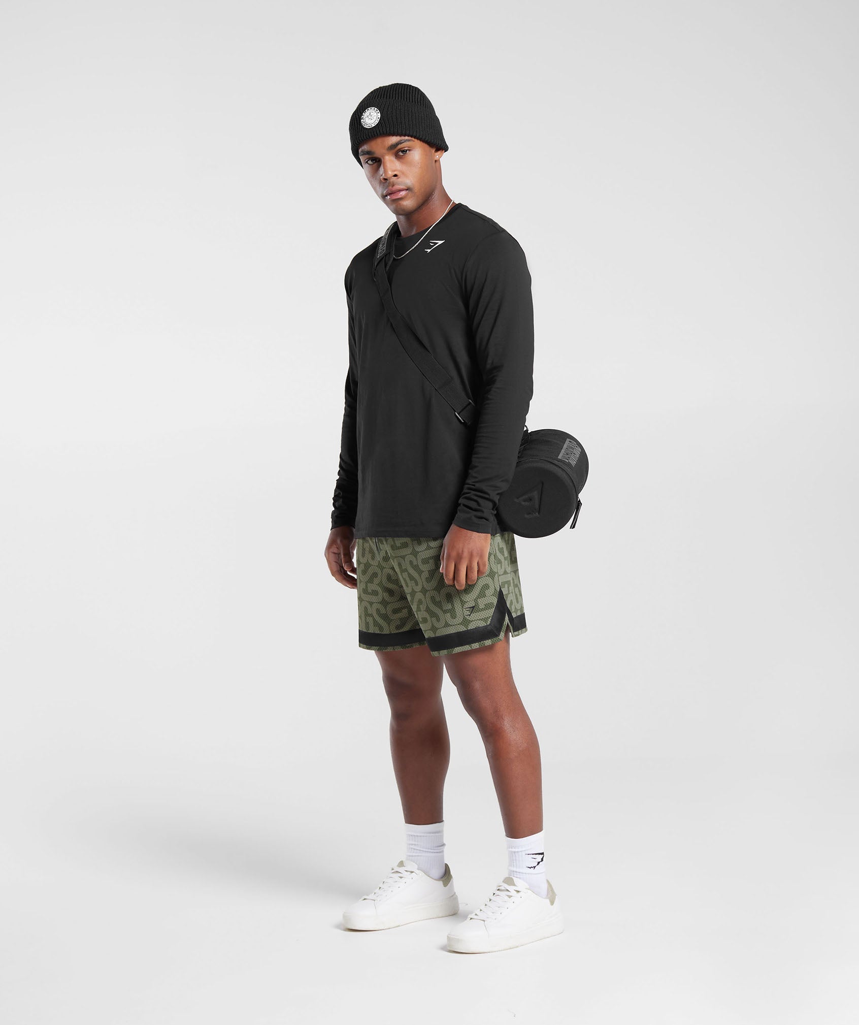 GYMSHARK Recovery Lounge Shorts - Relaxed Fit in Dusty Olive