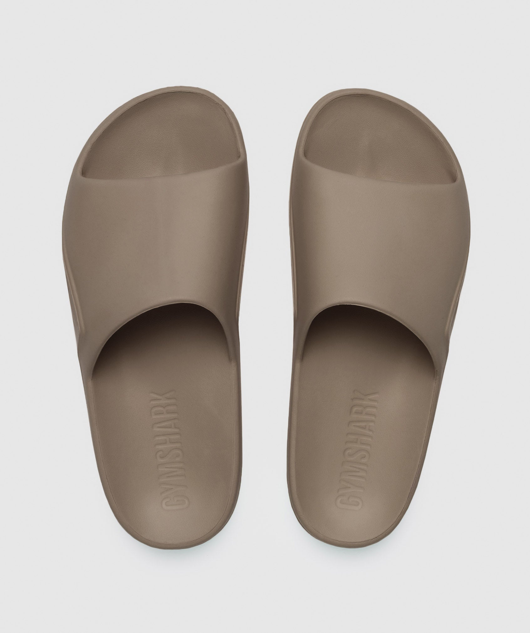 GYMSHARK Gymshark Recovery Slide Sandals - Premium Comfort for Rest Days in Rich Soul Brown 