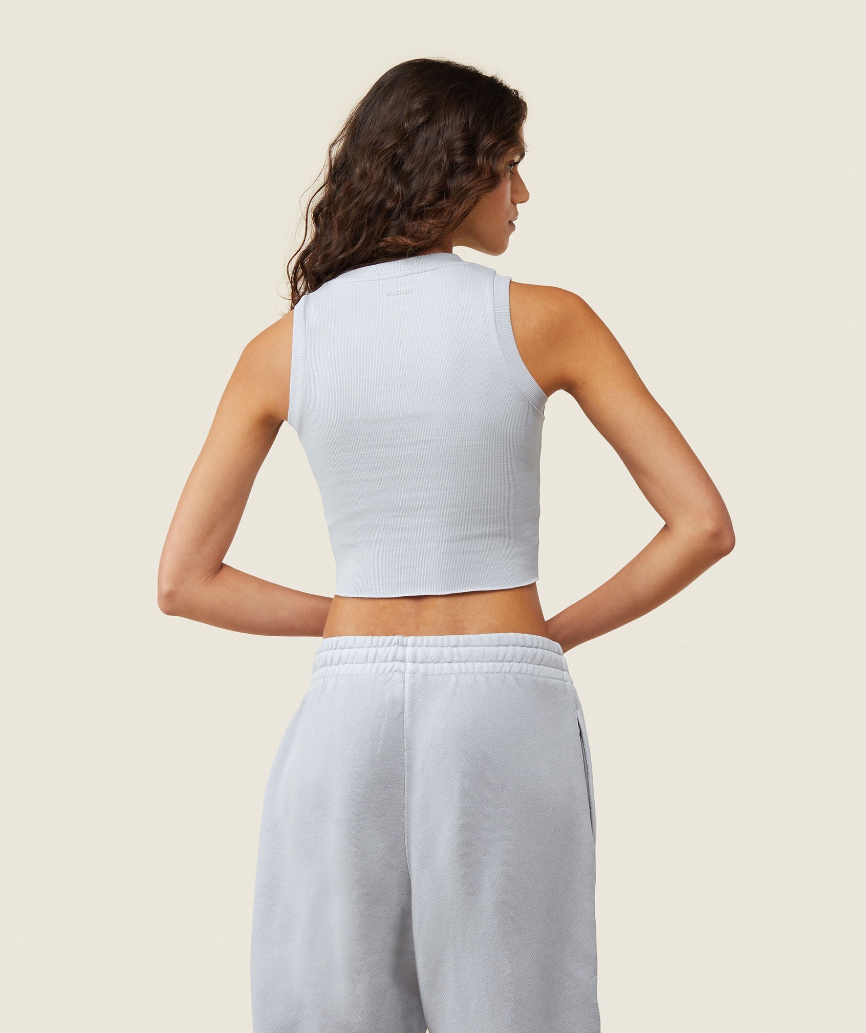 GYMSHARK Gymshark Ultra-Soft Ribbed Workout Tank - Ice Grey | Comfort-Fit Women's Training Top 