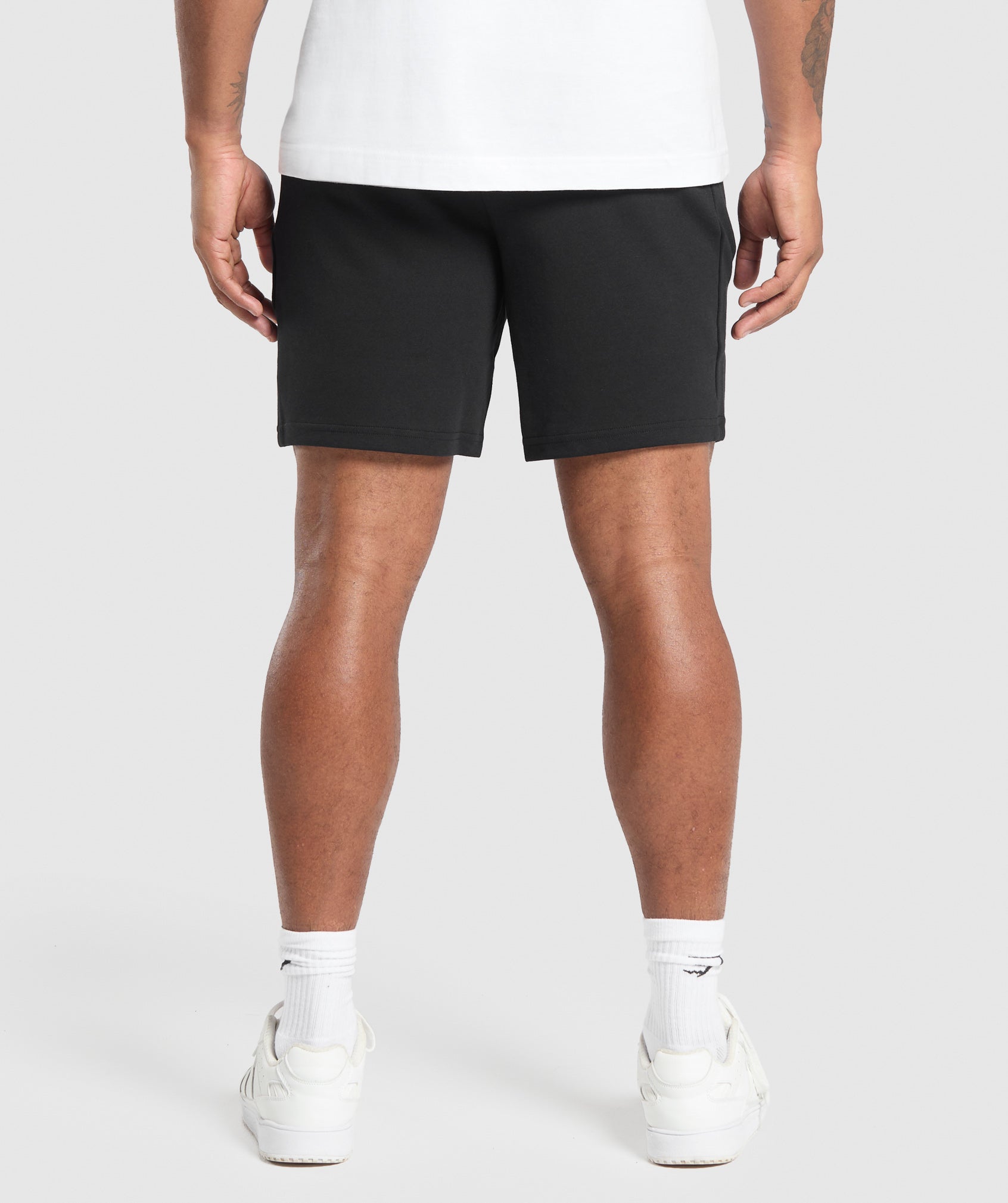 GYMSHARK Gymshark Interlock Training Shorts 6 Inch - Midnight Black 