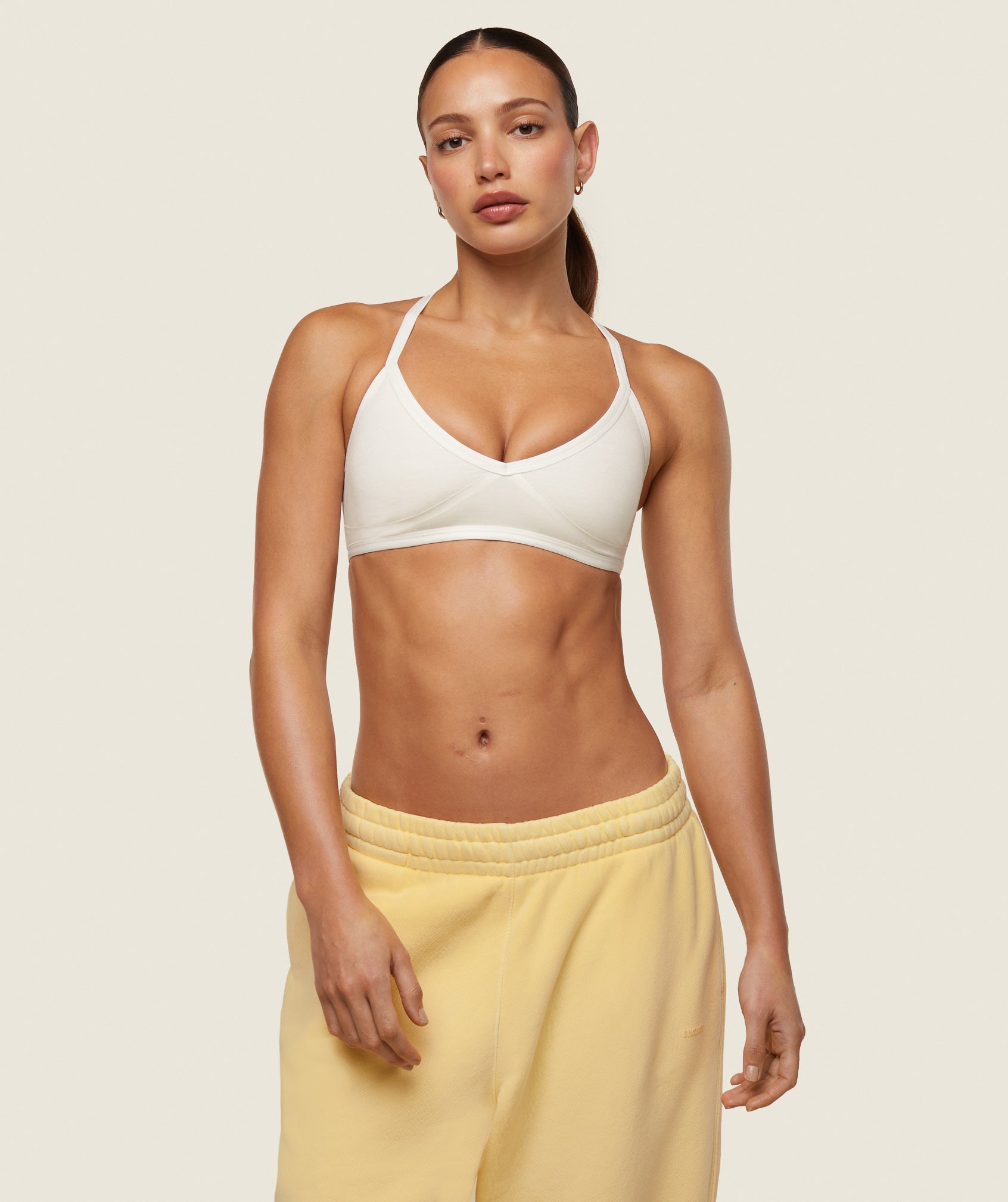 GYMSHARK Gymshark EveryWear CloudSoft Support Bralette - Buttery Ivory