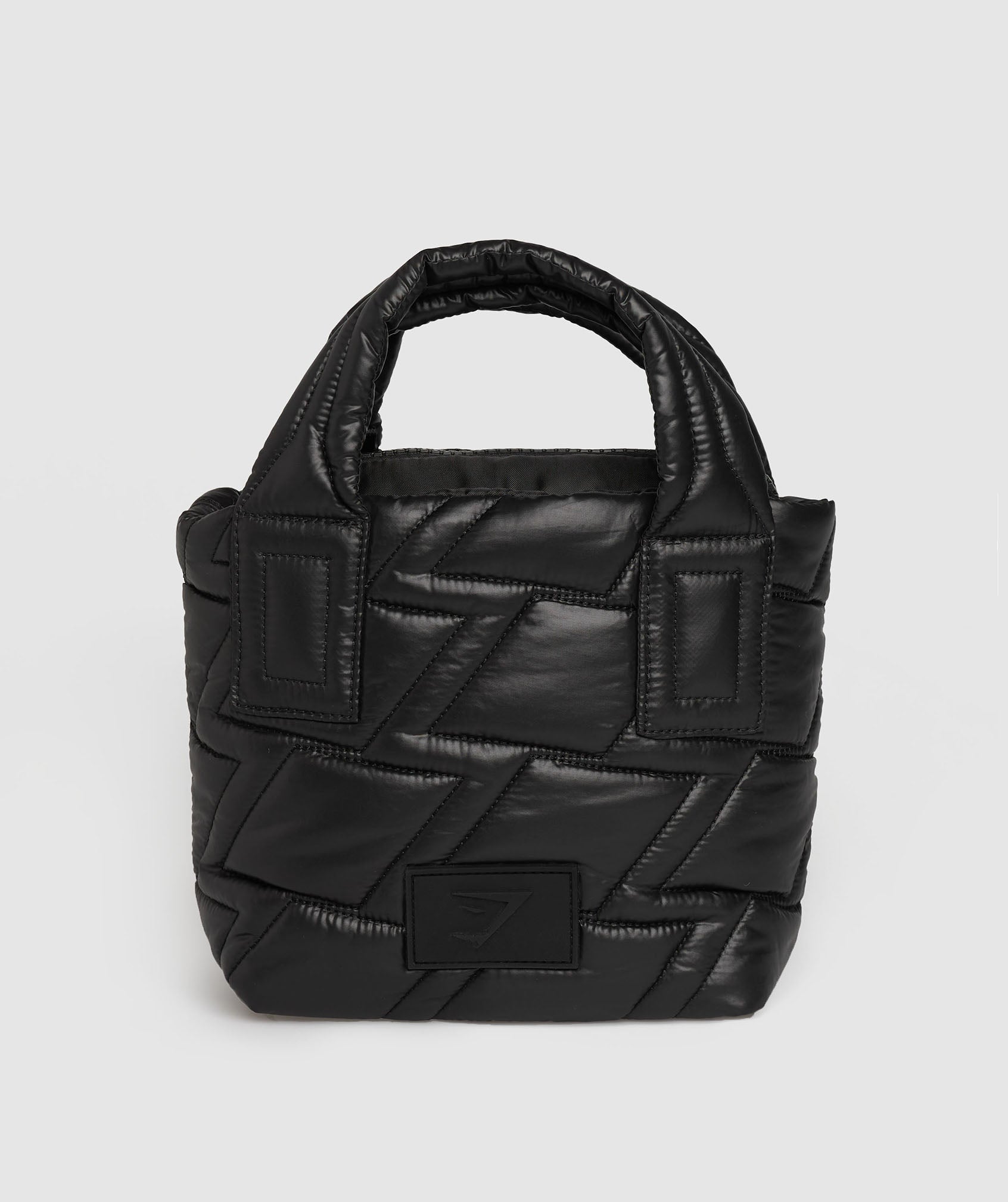 GYMSHARK Gymshark Premium Quilted Crossbody Bag - Stylish Compact Tote for Everyday Essentials in Jet Black